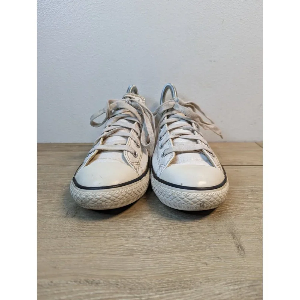 Converse Boys Chuck Taylor All Star Ox 609058C White Casual Shoes Sneakers Sz 5